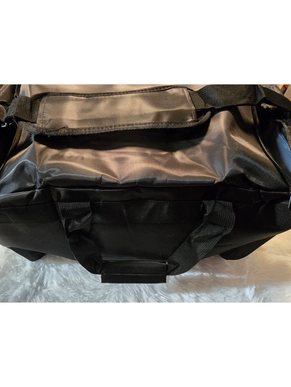The Shoe Game Travel Duffle with strap Sneaker Locker Black 2-4 Pairs